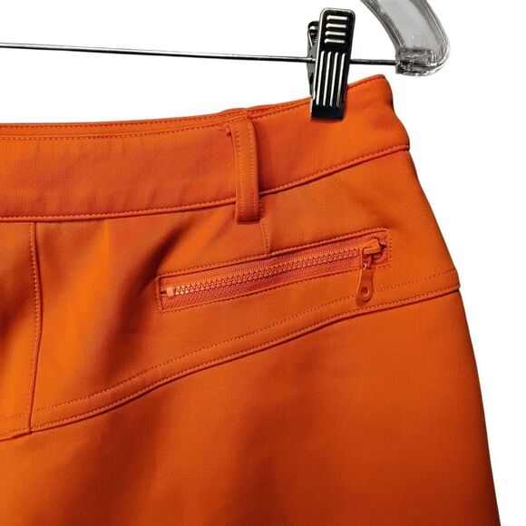PGM (Pro Golf Masters) Orange Asymmetrical Pleated Golf/Tennis Skort - Size 30 - Picture 8 of 14